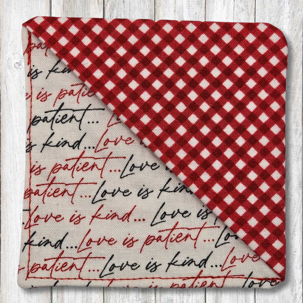 Love is patient corner bookmark