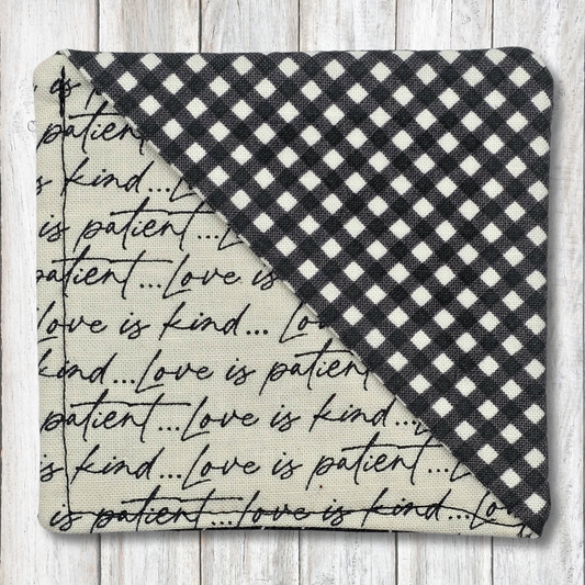 Love is patient corner bookmark