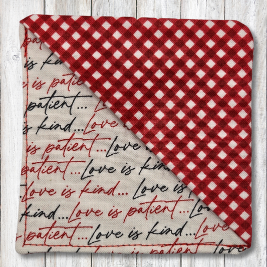 Love is patient corner bookmark